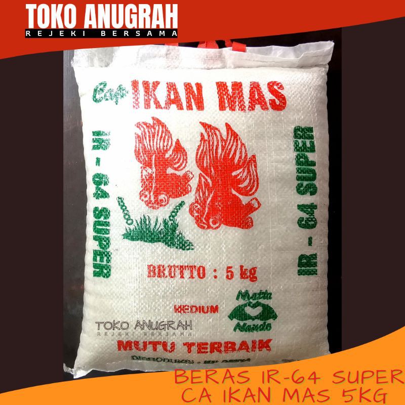 

Beras IR-64 Super Cap Ikan Mas 5Kg [GRAB INSTANT ONLY]