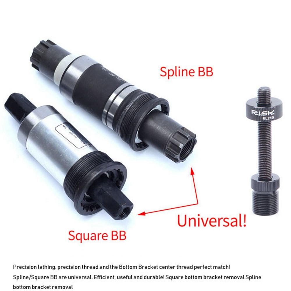 R-FLOWER Square&amp;spline Axis Hitam Aksesoris Anti Drop Alat Bantu Lepas Bongkar Pasang