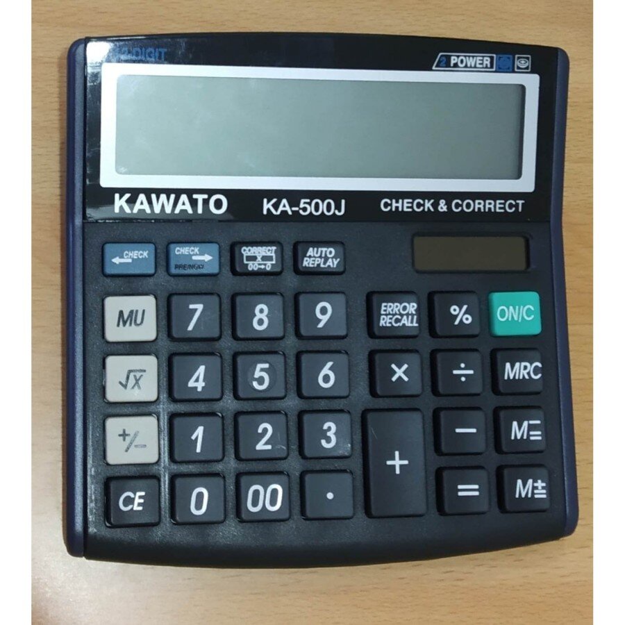 

Kalkulator Kawato type KA 500 J - Calculator Kawato 12 Digit KA 500 J