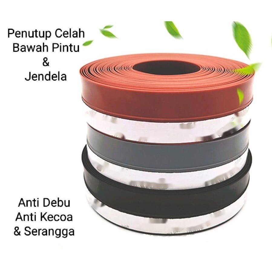 [TOYOU SHOP T24] SEAL STRIP PENUTUP CELAH BAWAH PINTU JENDELA | DOOR BOTTOM |SEAL ANTI KECOA | SEALER TAPE ANTI DEBU