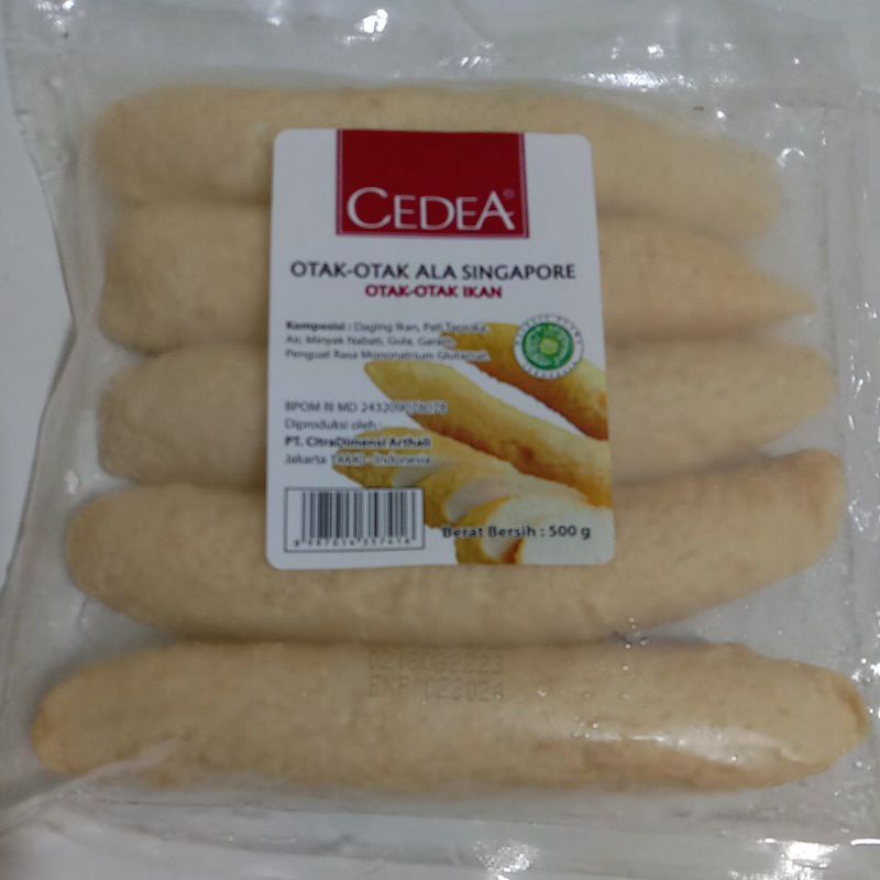 

OTAK-OTAK ALA SINGAPORE 500 GR CEDEA OTAK-OTAK IKAN