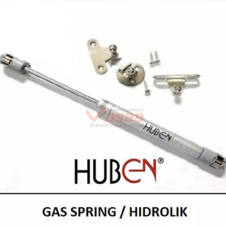 Hidrolik Jok Motor Huben / Pegas Jok Motor + Baut Pemasangan Gas Spring 100N Universal