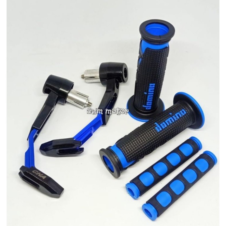 [PAKET] Handgrip New Domino shak Plus Proguard robot dan Karet Handle