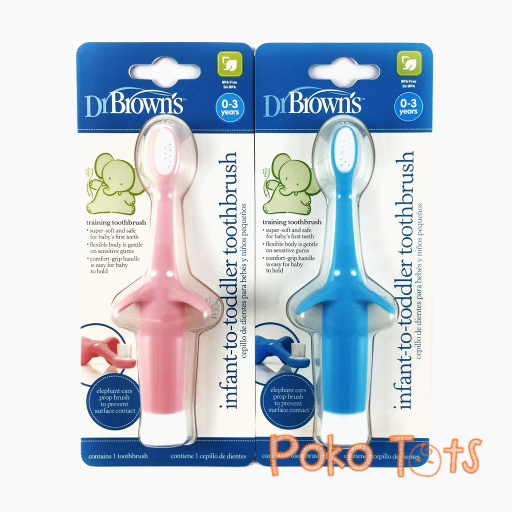 Dr. Brown's Infant to Toddler Toothbrush Sikat Gigi Bayi dan Anak Dr Browns WHS