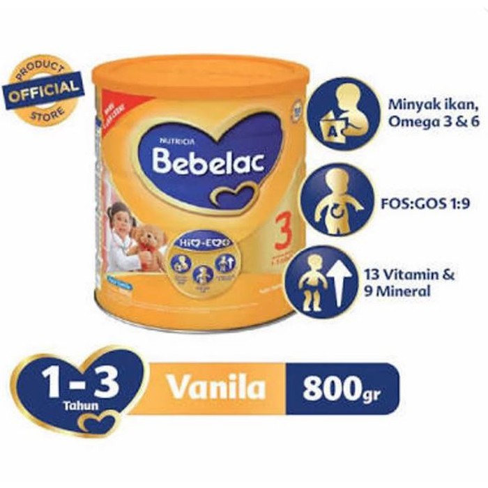 

Bebelac 3 Rasa Vanila 800 Gram