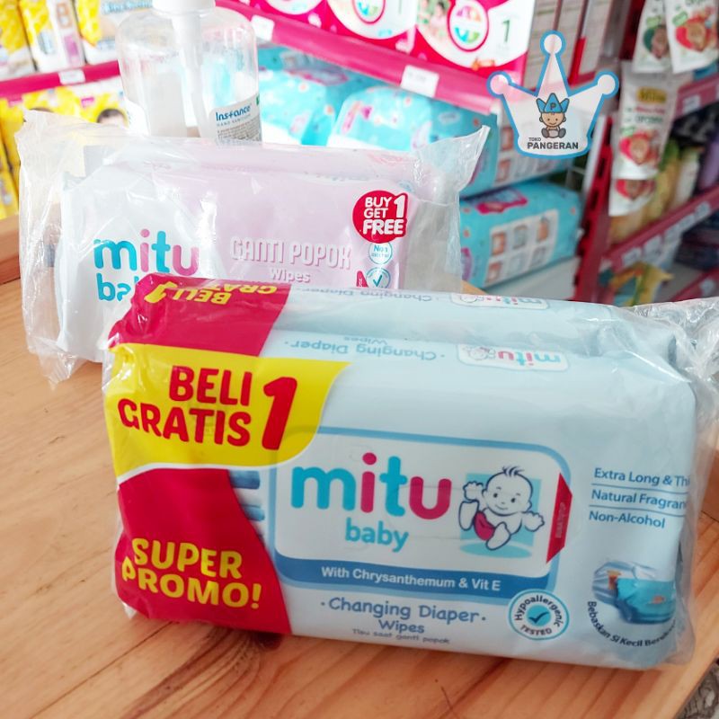 MITU BABY WIPES BUY 1 GET 1 FREE 50SHEETS