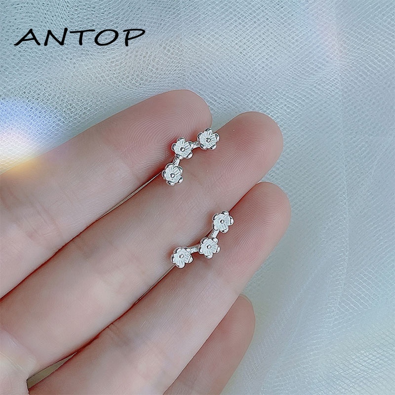 Sepasang Anting Kupu-kupu Mini Kecil Segar Fashion Wanita ANTOP