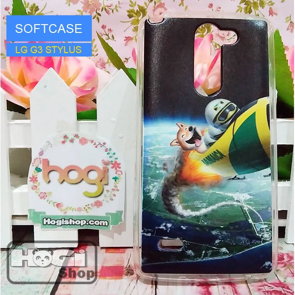 LG G3 Stylus - Softcase Custom Case Rocket Dog