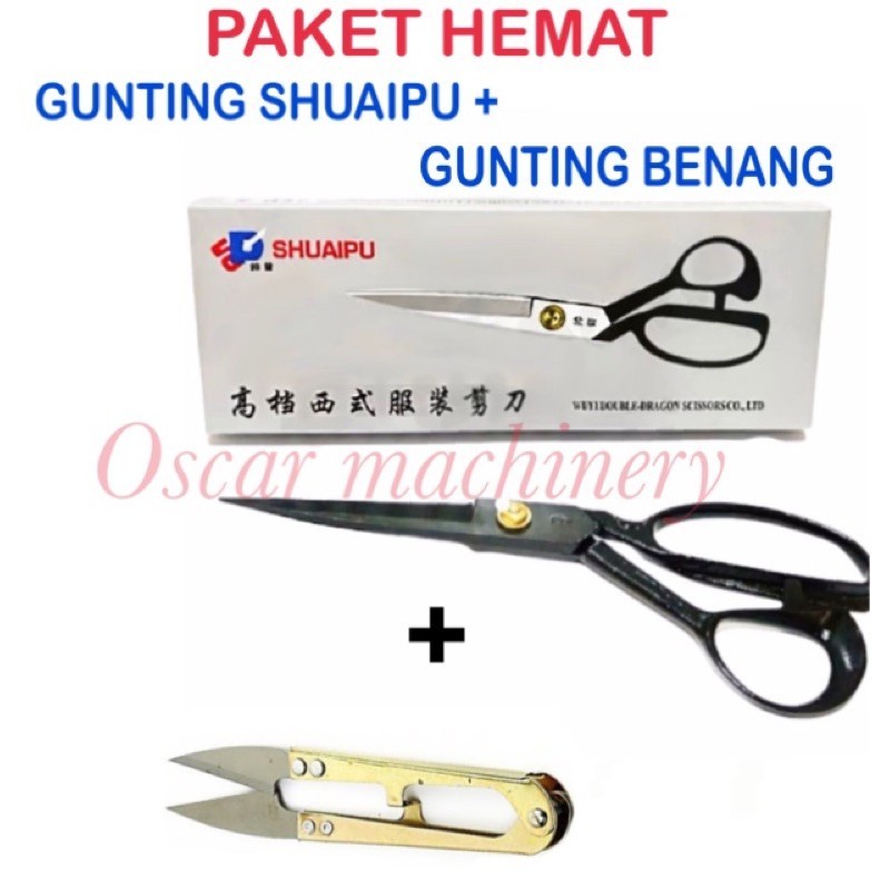 Paket Kombo Gunting Shuaipu + Gunting Cekris KRT