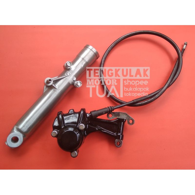 bottom tabung shock depan kaliper caliper ori original cb125s cb125 cg125 versi cakram USA VERSION