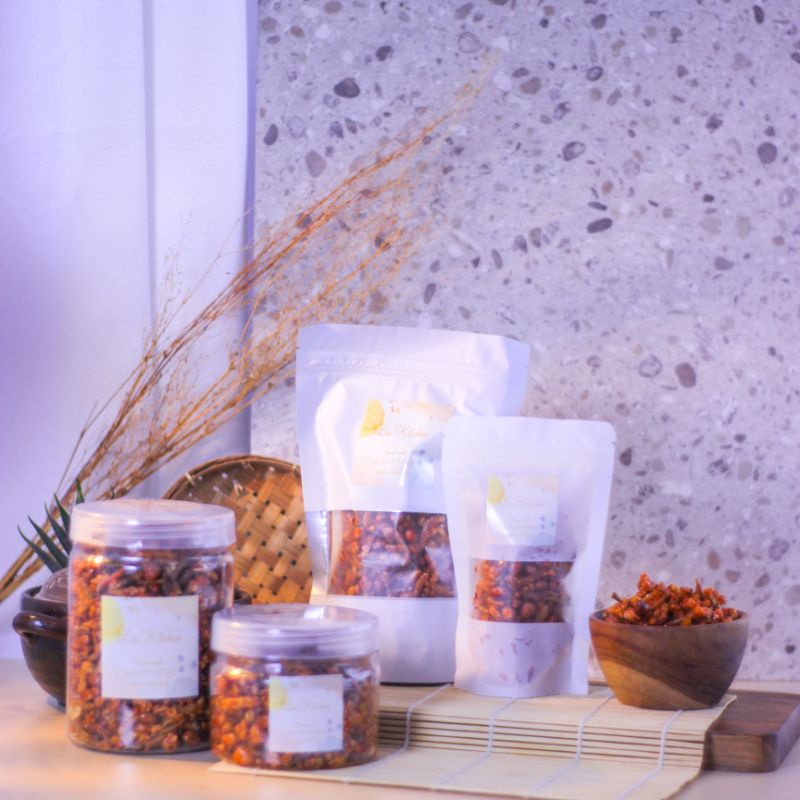 

orek tempe, teri, kacang