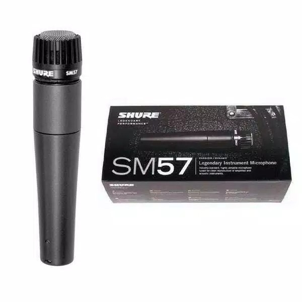 Mic microphone SHURE SM57 Cardioid/dynamic kualitas bagus