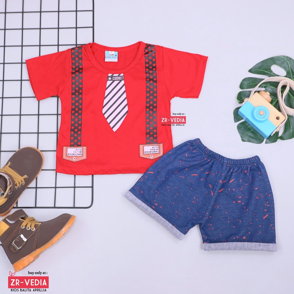 Setelan Chaplin Boy uk Bayi-3 Tahun / Export Class Kaos Karakter Celana Baju Bayi Laki Lengan Cowok Kiosbalitaaprillia