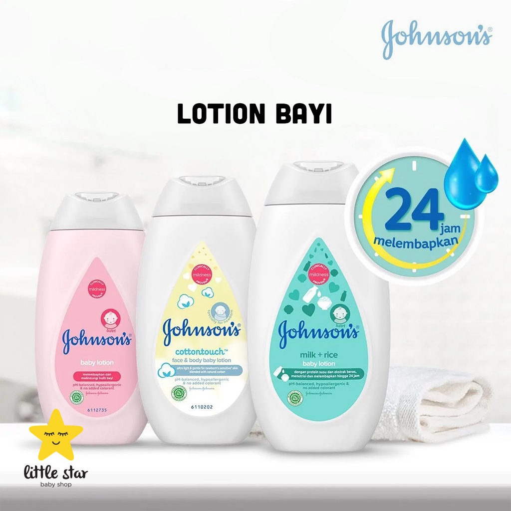 Johnson Baby Lotion | Milk Rice Cotton Touch