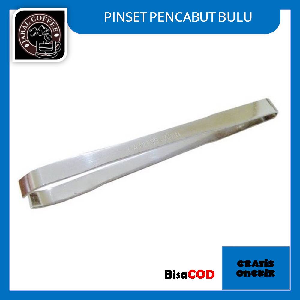 Pinset Cabut Bulu / Pinset Stainless / Pencabut Bulu / Penjepit Kode 08