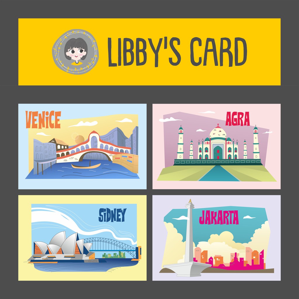 

[Ready-Stock] Postcard / Kartu Pos Seri Land Scape (2)
