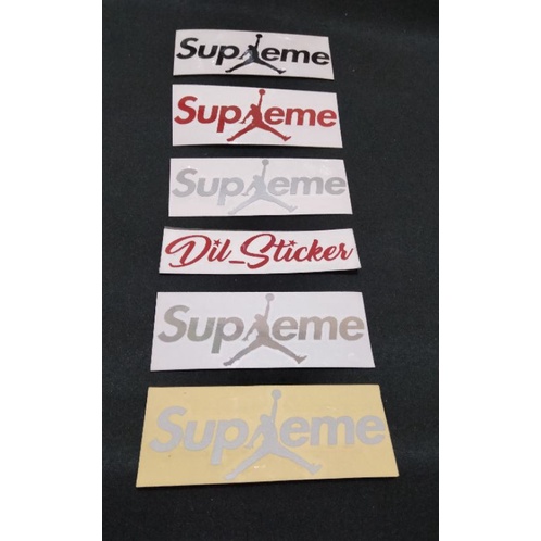 

STICKER SUPREMME CUTTING