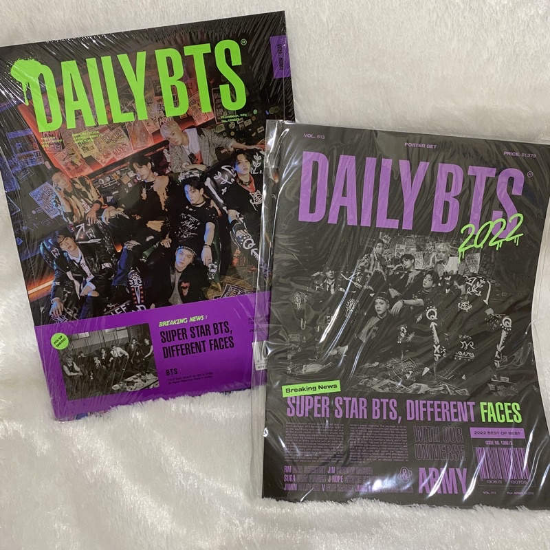 BTS season's greetings 2022 sg22 sharing POSTER SET PHOTOBOOK  pc rm jin suga jimin jhope v jk taehy