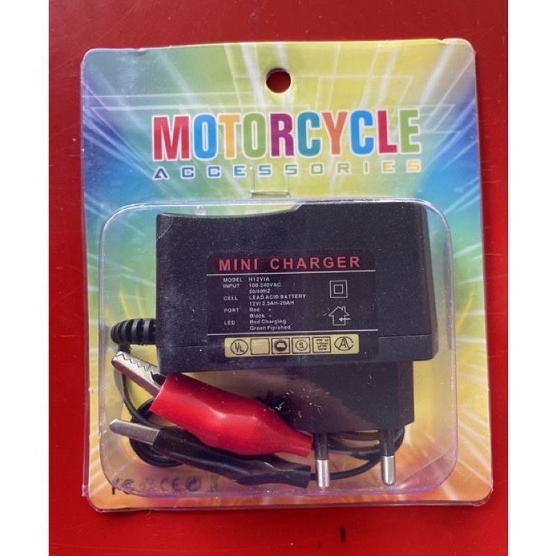 Jual Cas Aki Motor Charger Accu Accue Battery 12 Volt Portable Penjepit