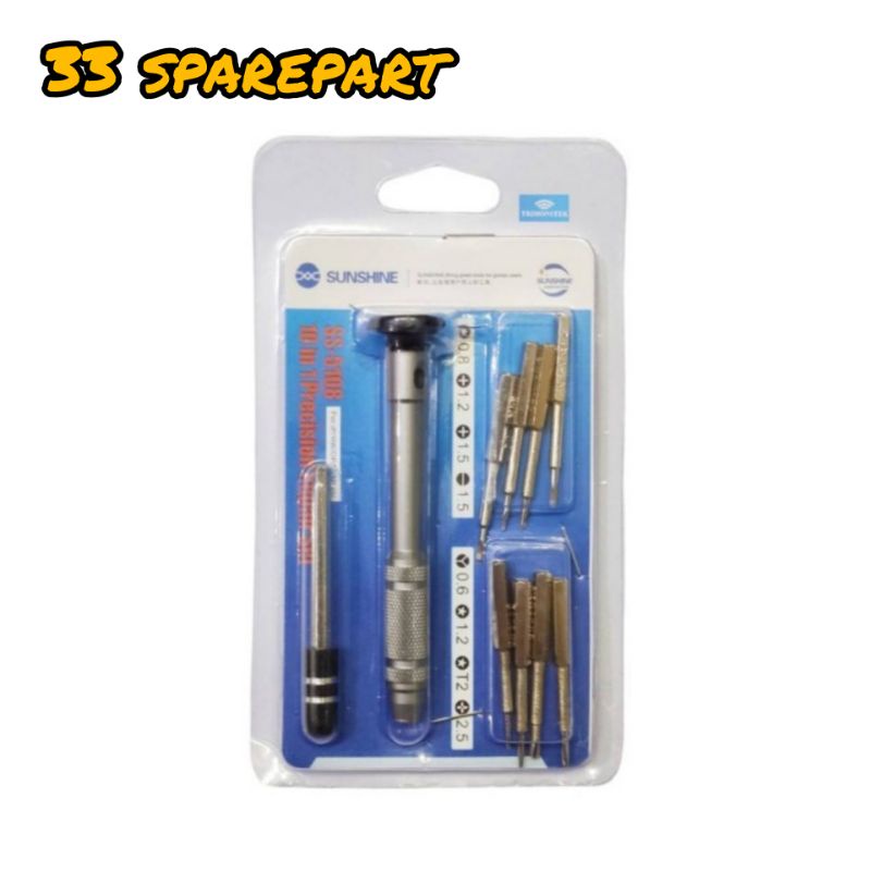 Obeng set / screwdriver set sunshine ss-5108