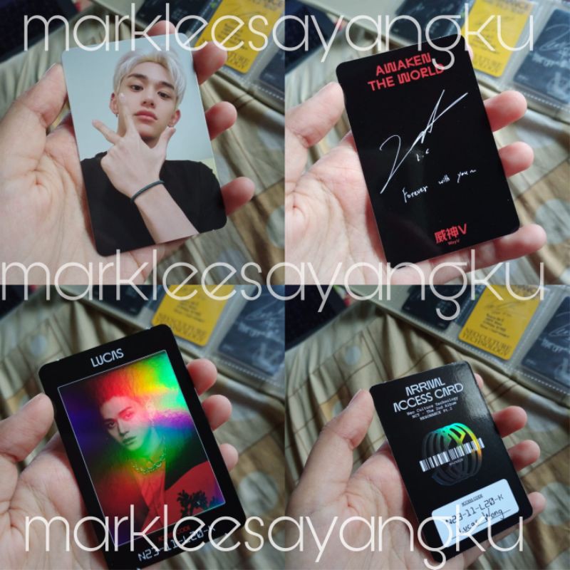 photocard lucas chenle taeyong take off resonance awaken the world