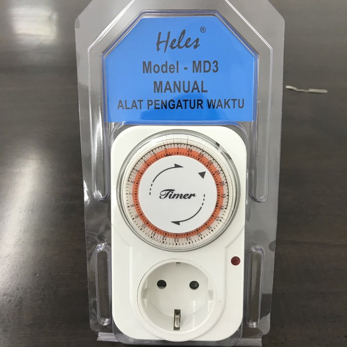 Timer Manual Heles 24 Jam on/off | Shopee Indonesia