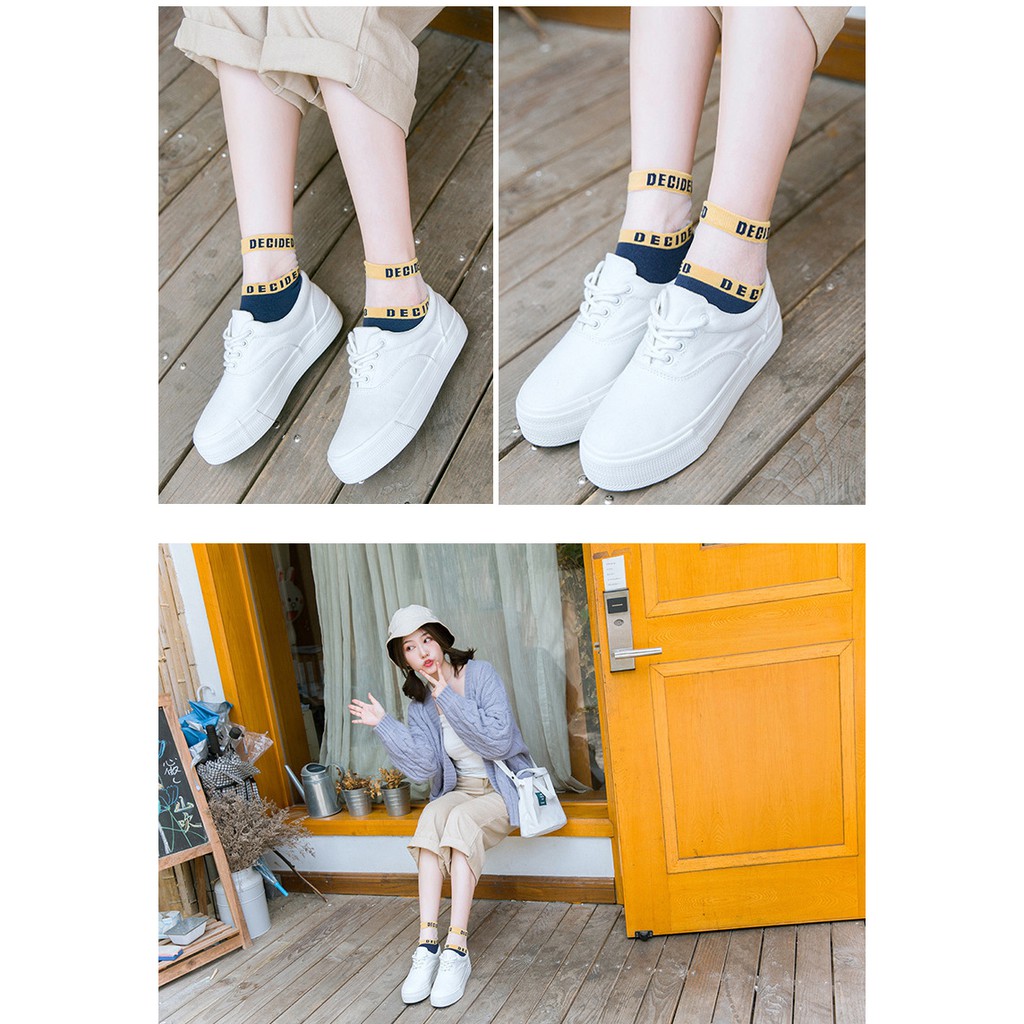 KK-27 kaos kaki summer musim panas cotton transparan korea japan jepang