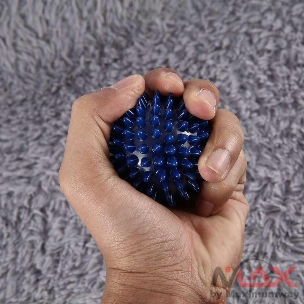 Bola Pijat PVC Spiky Massage Ball Sport FItness 7.5cm - HA00681 Warna Biru