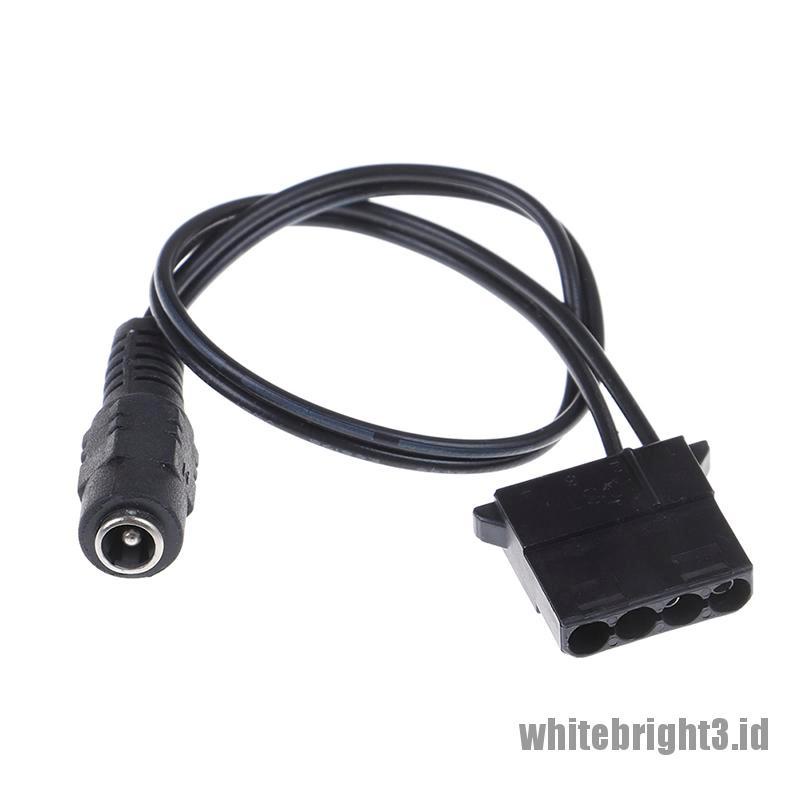 &lt; White3 &gt; Kabel power supply DC 5.5x2.1mm female Ke 4Pin molex female Untuk power supply DC