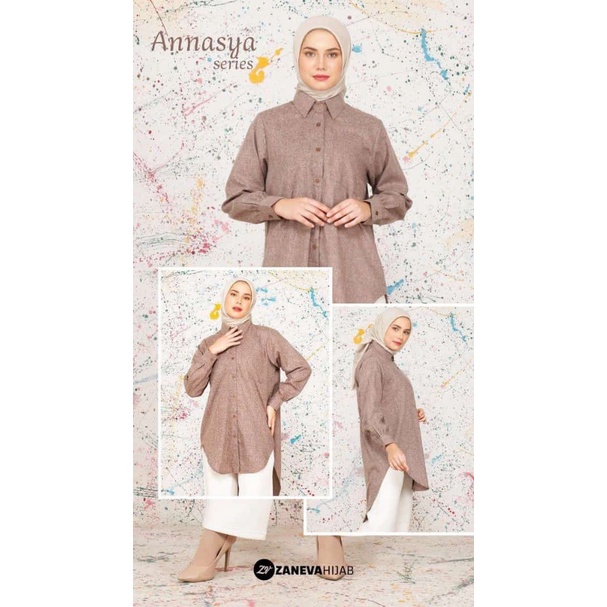 Annasya Series l Long Tunik By Zaneva