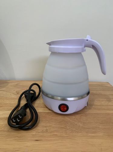 Teko Lipat Elektrik Portable Travel Folding Electric Kettle