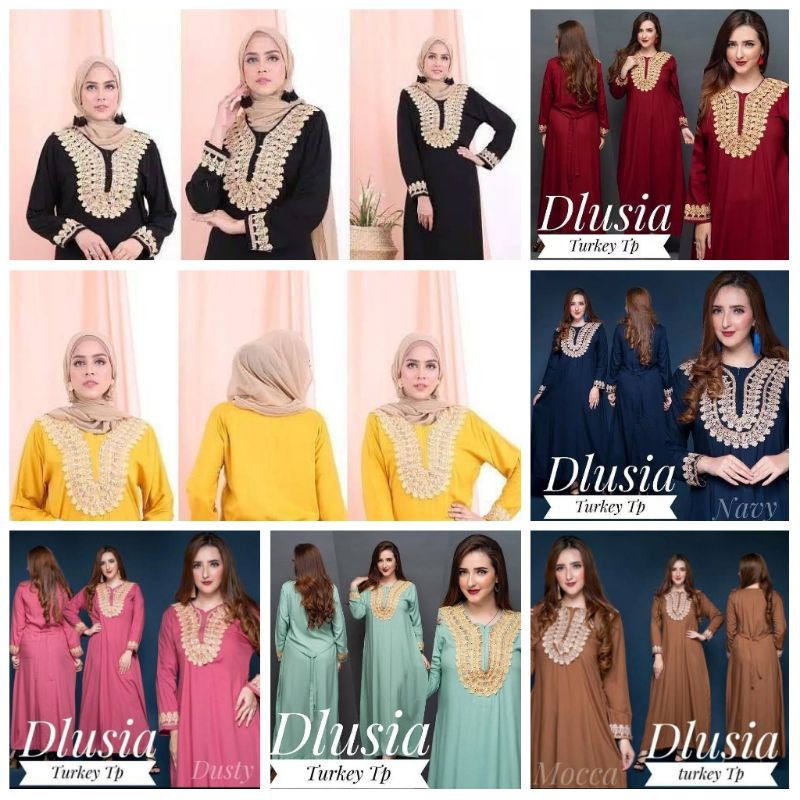 Daster Arabian Dlusia TURKEY TP / Baju Tidur Wanita Terbaru