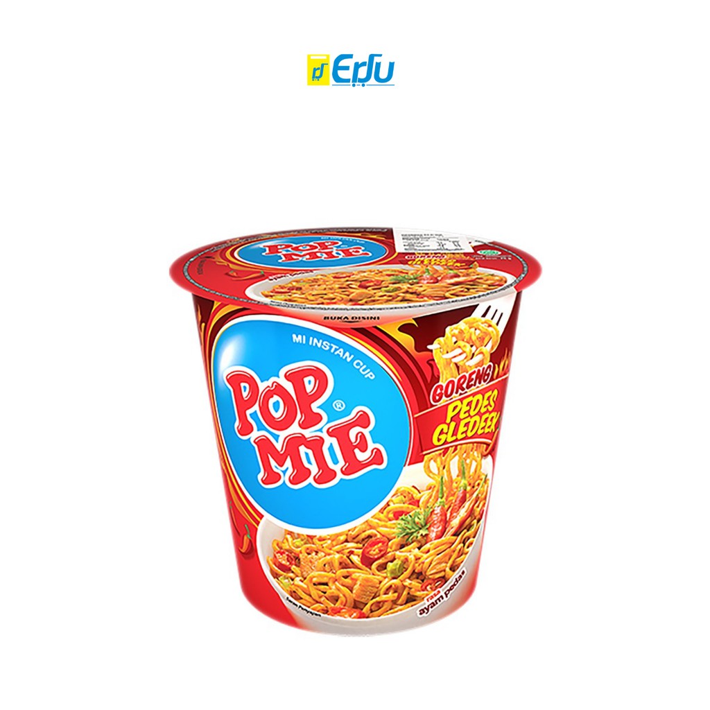 

Pop Mie Goreng Pedes Gledeek Rasa Ayam Pedes