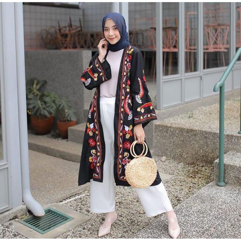 OUTER MOTIF BUNGA BORDIR