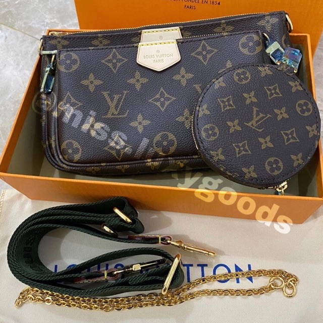 Lv* multi pochette bag