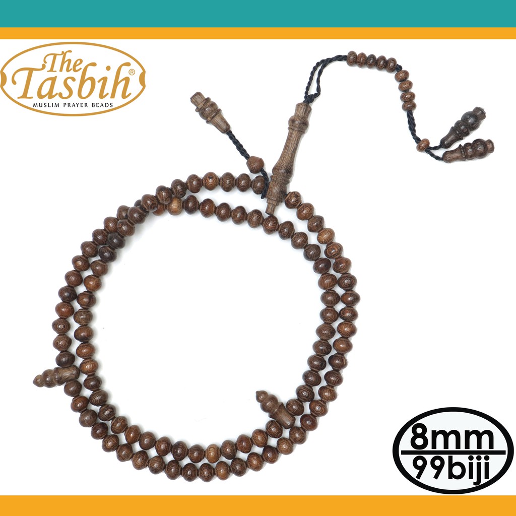 Tasbih Kayu Johar Kelor 99 Tasbeh Berkontur - TheTasbih Quddus