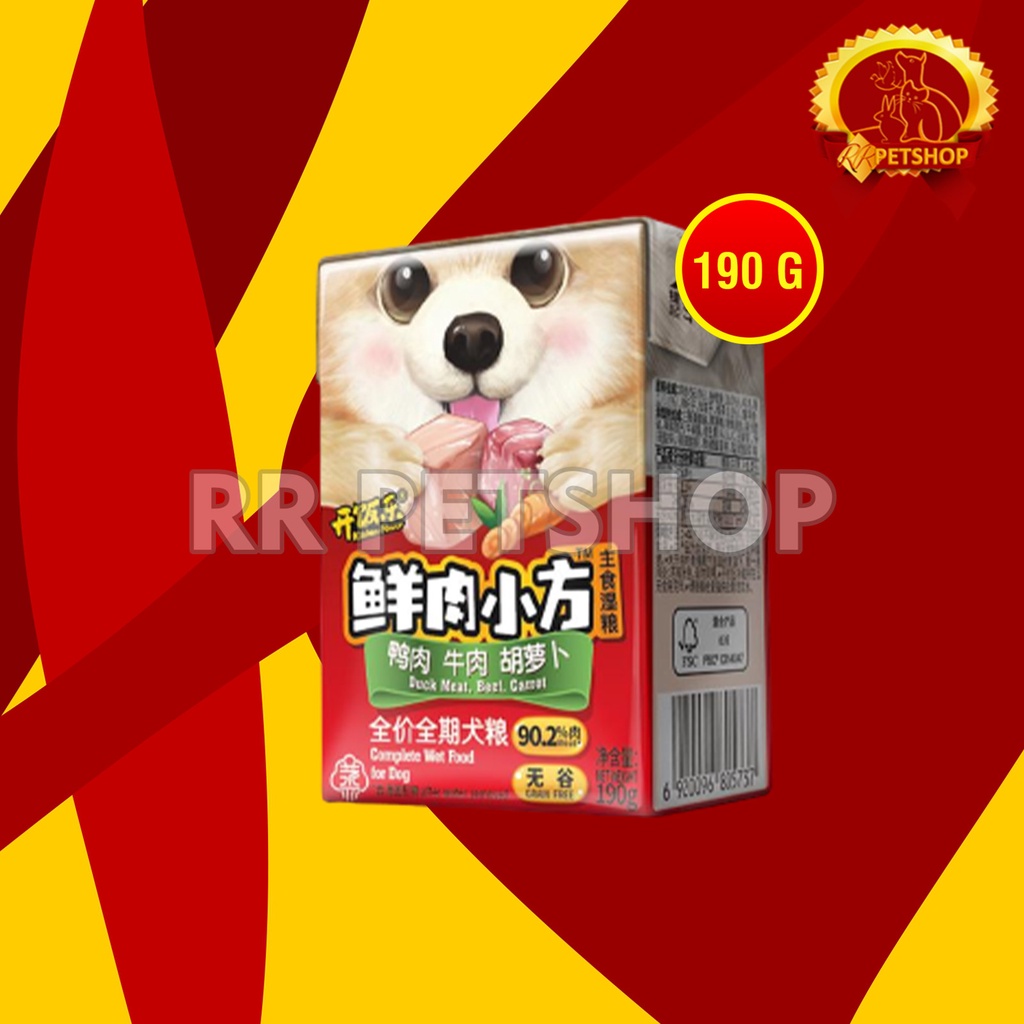 Kitchen Flavour Dog Food Wet Makanan Basah Anjing 190 Gram