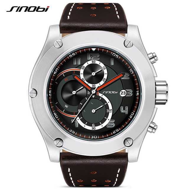SINOBI Jam Tangan Analog Pria - 9648 -