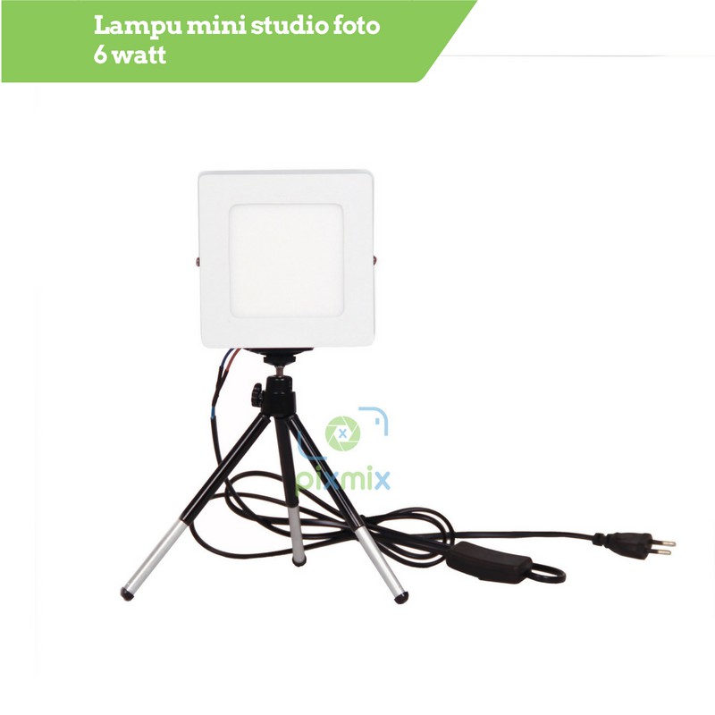 Lampu Mini Studio - 6 Watt / Lampu Foto Produk / Lighting