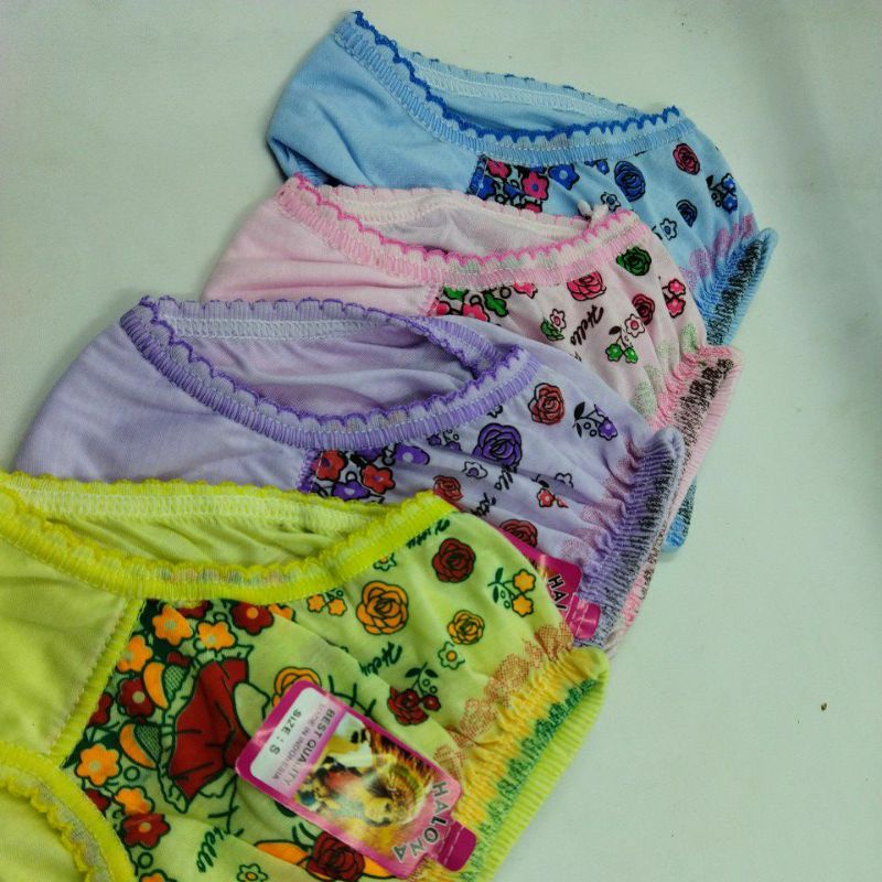 GROSIR 12 PCS Undies Celana Dalam Anak Merk Halona Ukuran ampe extra jumbo size S,M,L ,XL alexa