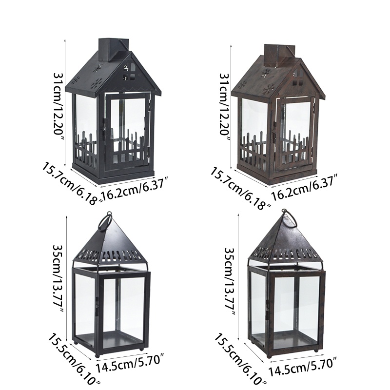 Holder Lilin Model Lentera Gantung Gaya Retro Eropa Untuk Dekorasi Meja Pernikahan