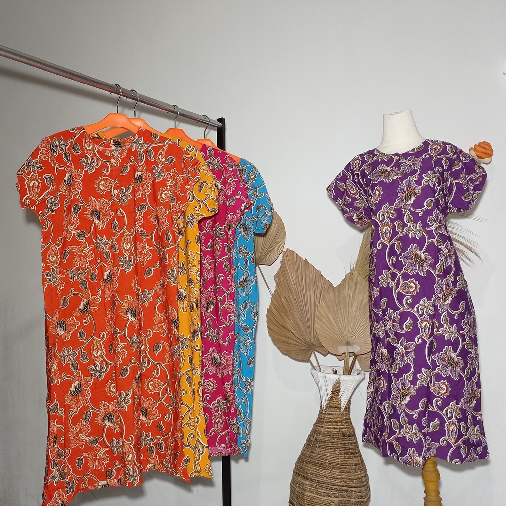 Daster AK Ibu L3 - 02 / Daster Rayon Dress Batik Kekinian