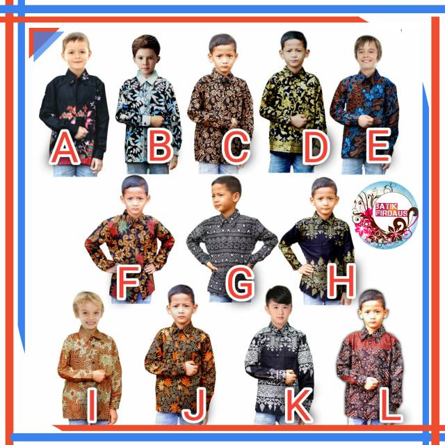 Flash Sale Baju Batik Anak//kemeja Batik Anak//batik Anak Pria//batik Anak Cowok eAD3Q7cQMGEml