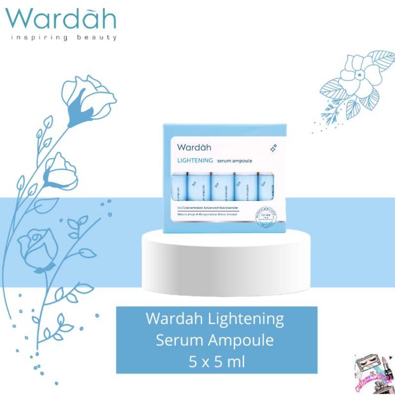 ☃Cutezz_Ching1☃Wardah Lightening Serum Ampoule(1kotak isi 5pcs)