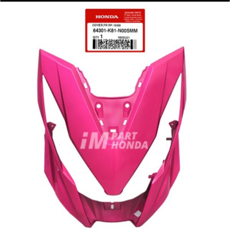 front tameng beat esp, beat eco 64301-k81-N00SMM magenta