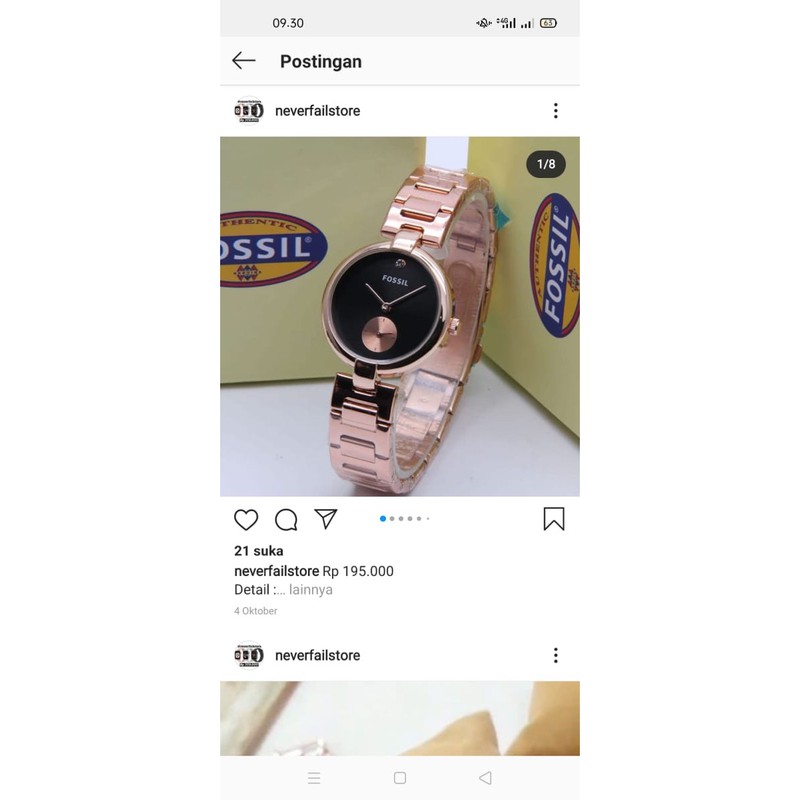 jam fs chrono second wanita