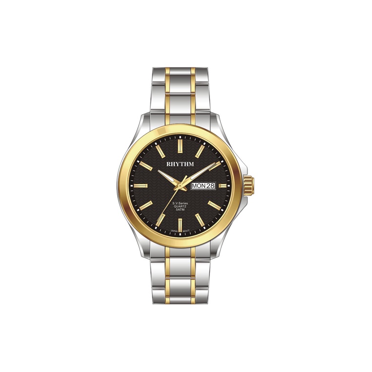 Rhythm GS1604S04 Jam Tangan Pria Stainless Steel