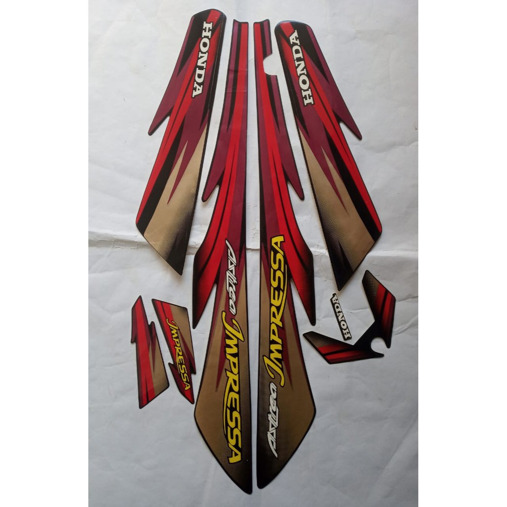 stiker striping  honda astrea impressa 2000