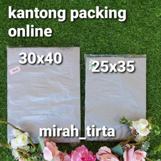 

KANTONG PACKING ONLINE SILVER 25X35 . PLASTIK ONLINE . KRESEK BUNGKUS ONLINE TANPA PLONG