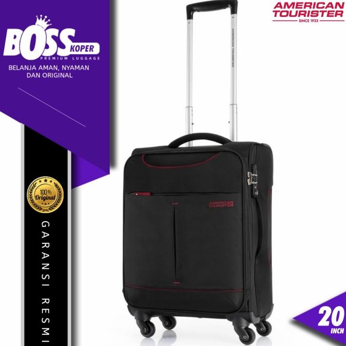 Koper Kabin American Tourister (Sky-20 Inch) Original,Softcase Tsa Fyt_O1Xpmg